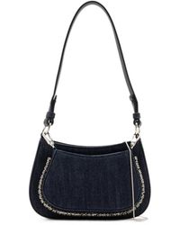 Rosantica - Koala Crystal-Embellished Denim Shoulder Bag - Lyst