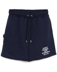 FAMILY FIRST - Shorts Mit Logo-Print - Lyst