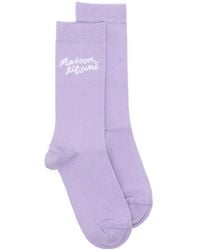 Maison Kitsuné - Socken Mit Handschrift - Lyst