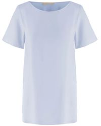 Allude - Short-Sleeves Round-Neck T-Shirt - Lyst