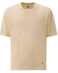 C.P. Company - Knitted Linen T-Shirt - Lyst