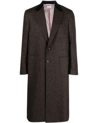 Thom Browne - Elongated Single-breasted Button Coat - Lyst