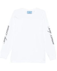 11 11 L.U.C.K. - Logo-Print Long-Sleeve Sweatshirt - Lyst
