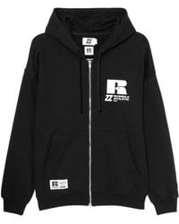 Izzue - X Russell Athletic Hoodie Mit Logo-Stickerei - Lyst