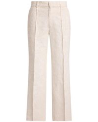 Polo Ralph Lauren - Pantalon Court À Broderies - Lyst