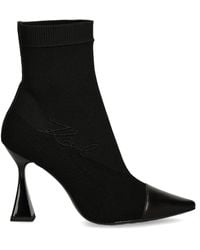 Karl Lagerfeld - 90Mm Debut Ii Boots - Lyst