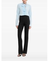 Patrizia Pepe - Blusa con lazo en el cuello - Lyst