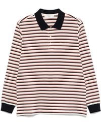 DUNST - Multi-Stripe Polo Shirt - Lyst