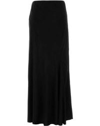 The Row - Jupe Mi-Longue À Taille Haute - Lyst