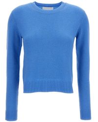 Lisa Yang - Plain-Knit Crew-Neck Sweater - Lyst