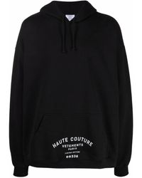 Vetements - Logo-print Oversized Hoodie - Lyst