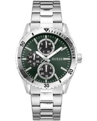Guess - Tone Analog Watch 43Mm - Lyst