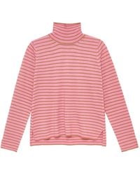 Maliparmi - Striped Roll-Neck Sweater - Lyst