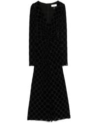 Nissa - Polka-Dot Midi Dress - Lyst