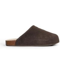 adidas - Adimule Logo-Detail Leather Mules - Lyst