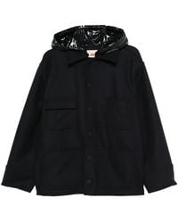 Plan C - Chaqueta Con Capucha Y Múltiples Parches - Lyst