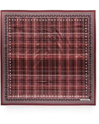 Acne Studios - Check-Pattern Studded Scarf - Lyst