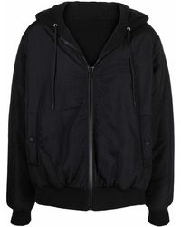 MSGM - Reversible Drawstring Hooded Jacket - Lyst