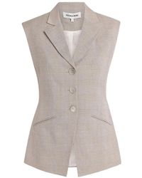 Veronica Beard - Sorenne Prince Of Wales Check Waistcoat - Lyst