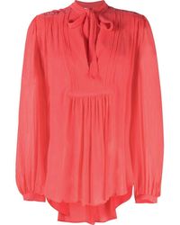 Etro - Bow-detailed Silk Blouse - Lyst