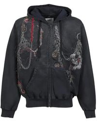 Doublet - Veste Zippée À Broderies - Lyst