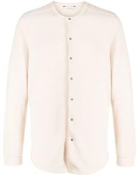Holzweiler - Henley-Collar Button-Down Shirt - Lyst