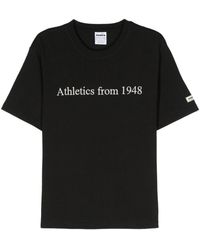 Diadora - T-Shirt mit Slogan-Stickerei - Lyst