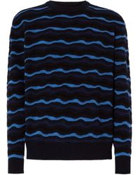 Missoni - Wave-Pattern Crew-Neck Sweater - Lyst