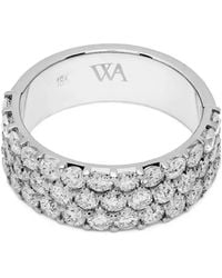 Jewels Aficionado - 18Kt Witgouden Ring Met Diamant - Lyst