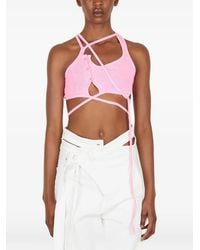 OTTOLINGER - Asymmetric Crop Top - Lyst