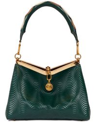 Etro - Medium Vela Bag With Wavy Motif And Clutch - Lyst