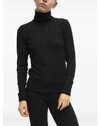 Gudrun & Gudrun - Bjørk Knitted High-Neck Sweatshirt - Lyst