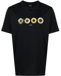 PS by Paul Smith - T-Shirt aus Bio-Baumwolle mit Print - Lyst