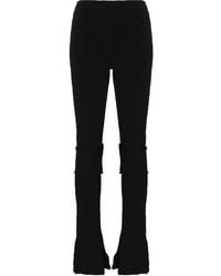 TALIA BYRE - Warm Up Knitted Flared Trousers - Lyst