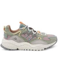 Flower Mountain - Yamabushi Suede-Panelled Sneakers - Lyst