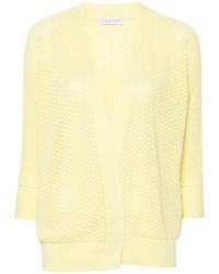 Le Tricot Perugia - Open-Knit Cotton Cardigan - Lyst