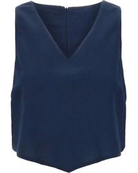 Kaos - V-Neck Crop Top - Lyst