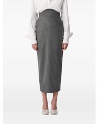 Concepto - Marble High-Waisted Straight Midi Skirt - Lyst