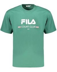 Fila - Doccia Cotton T-Shirt - Lyst