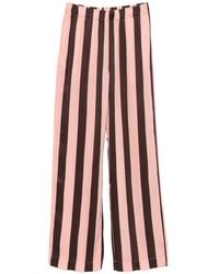 Stine Goya - Striped Wide-Leg Trousers - Lyst