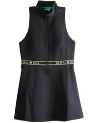 Malbon Golf - Kaleen Logo-Detail Sleeveless Mini Dress - Lyst