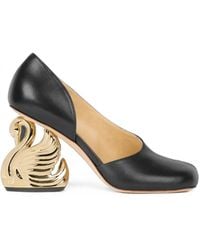 A.W.A.K.E. MODE - Christine Cousin Swan-Heel Pumps - Lyst