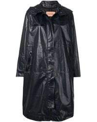 Yves Salomon - Oversized Leather Parka - Lyst