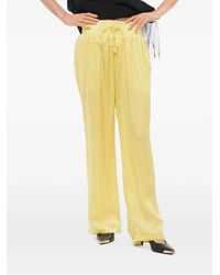 Viktor & Rolf - Drawstring-Waist Tulle-Overlay Trousers - Lyst