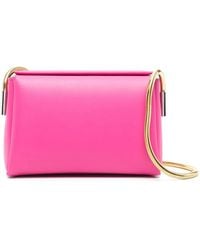 Marni - Round Snake Chain Leather Shoulder Bag - Lyst
