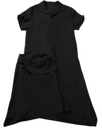 Yohji Yamamoto - Wool Midi Dress - Lyst