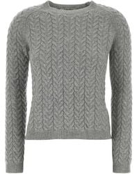 Max Mara - Eliane Cable-Knit Sweater - Lyst