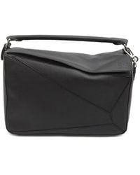 Loewe - Large Puzzle Edge Calfskin Leather Tote Bag - Lyst