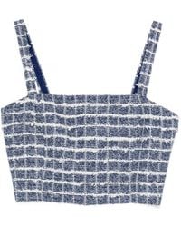 Iceberg - Check Crop Top - Lyst