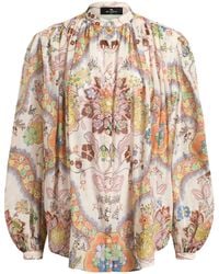 Etro - Hemd mit Falten - Lyst